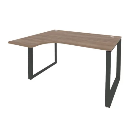 Стол эргономичный левый на О-образном м/к ONIX O.MO-SA-3L Дуб Аризона/Антрацит_0
