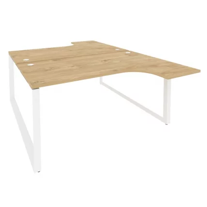 Рабочая станция на О-образном м/к ONIX O.MO-D.SA-4 Тиквуд Светлый/Белый_0