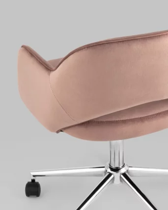 Компьютерное кресло Кларк велюр Розовый_6