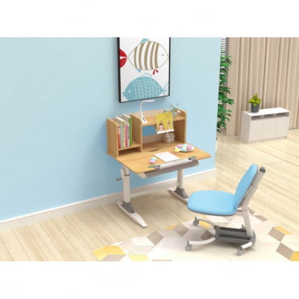 Стол письменный детский с регулировкой высоты и полками EUREKA ECD-XYL-80_18