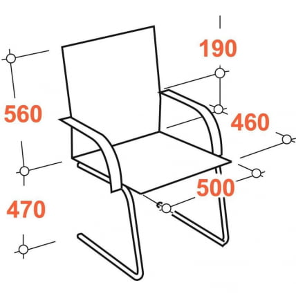 Конференц-кресло Echair-811 VPL 622248 Черное_1
