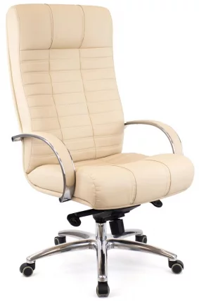Кресло руководителя Atlant AL M кожа Бежевый_2