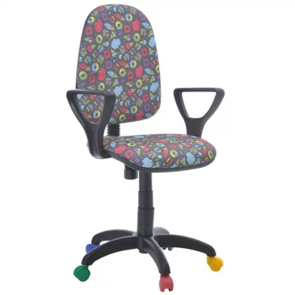 Кресло Престиж KIDS Пираты Черный пластик_0