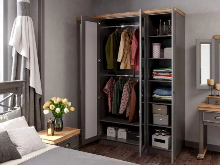 Спальный гарнитур Амели №13 Оникс серый_2