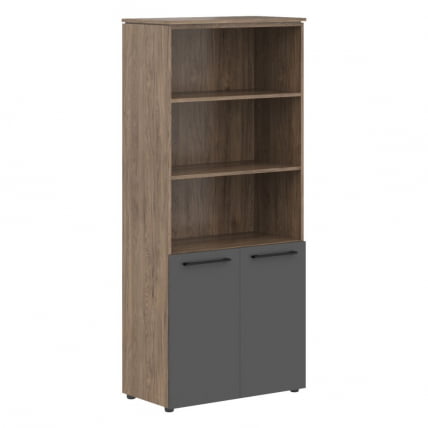 Шкаф с 1 комплектом глухих малых дверей MORRIS TREND MHC 85.5 Антрацит Кария Пальмира_0