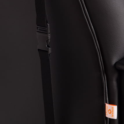 Кресло DRIVER (22) кож/зам/ткань, черный/бордо, 36-6/TW-13_13