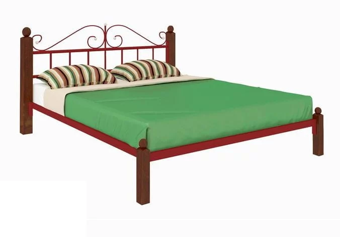 Кровать Диана Lux 1400х1900 Красная_0