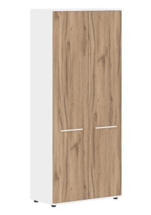 Шкаф с глухими дверьми EDIS EHCS 85.1 Дуб Денвер светлый Белый Белый_0