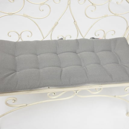 Скамья Secret de Maison BEAUJOLAIS + подушка (mod. PL08-8574) металл, 136х46х96см, белый антик (antique white)_1