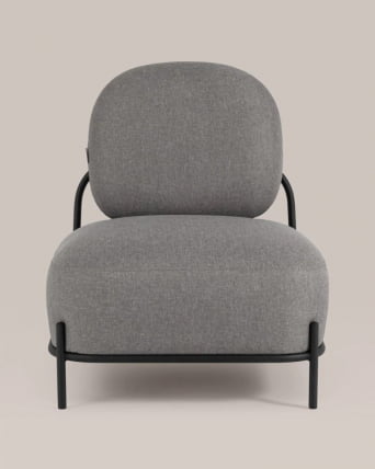 Кресло Стоун 1 рогожка Серый_4