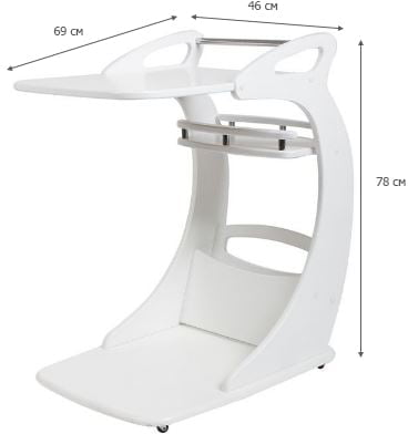 Подкатной столик Фаворит Венге_3