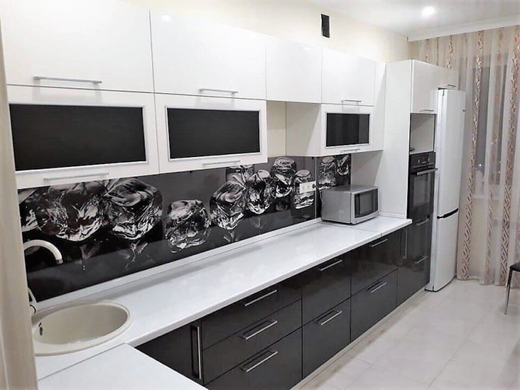 Глянцевый фартук (КОМПОЗИТ) КМ 26 / KM_6