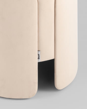 Пуф Taks велюр (молочный)_5