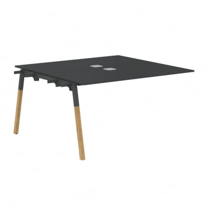 Рабочая станция Forta FIWST 1313 Черный графит Дуб Гамильтон_0