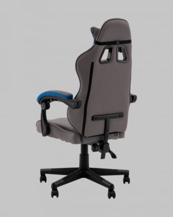 Кресло спортивное TopChairs Phantom серо-голубой_5