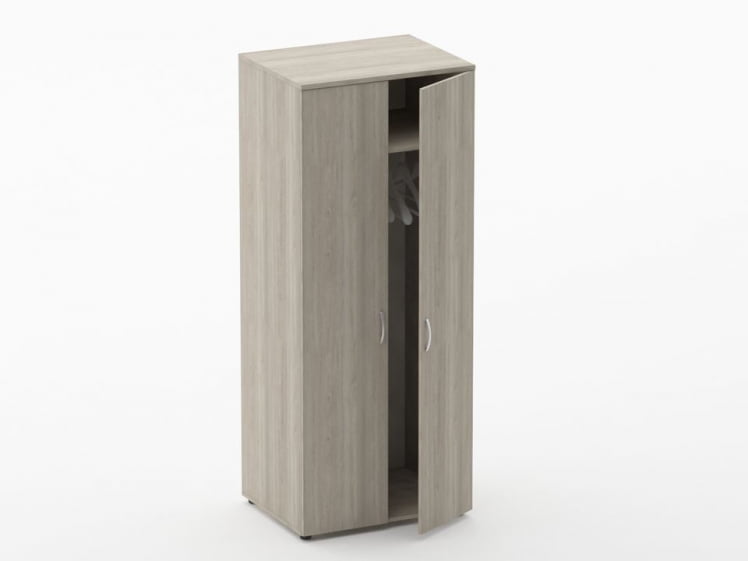 Шкаф для одежды глубокий Glassy 6.19.302 Дуб сантана светлый_1