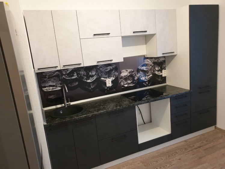 Глянцевый фартук (КОМПОЗИТ) КМ 26 / KM_14