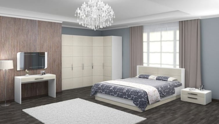 Зеркало навесное Вива 01 Белая Белый глянец_1