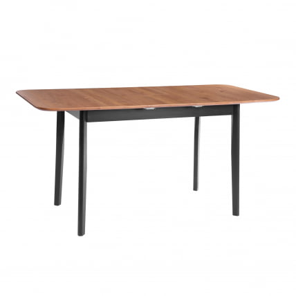Стол Соната Люкс раздвижной/Sonata Lux extension table массив сосны, антик/черный, 120-(150)х75х73 см_4