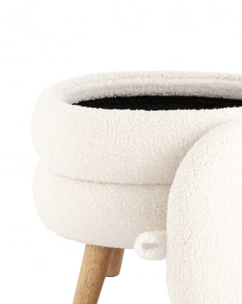 Пуф с ящиком Винни M Тедди белый_3