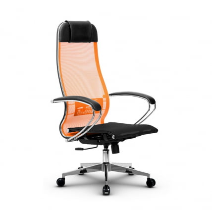 Кресло офисное МЕТТА B 1m 4/K131, Основание 17834 Комплект 3 Оранжевое Черное_0
