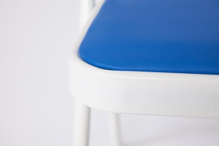 Стул складной FOLDER (mod. 032) / 1 шт. в упаковке каркас: металл, сиденье/спинка: экокожа, 41*51*76см, синий_9