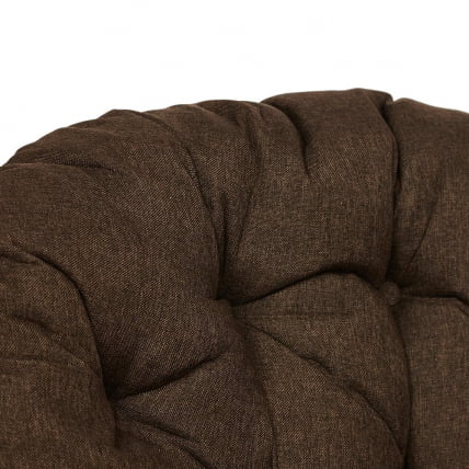 Кресло-качалка PAPASAN/ПАПАСАН w 23/01 B /с подушкой/ 115х78х104 см, Cognac (коньяк), ткань Коричневый, 3М7-147_4