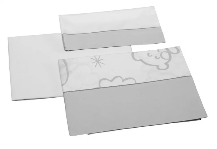 Постельное белье Micuna Dolce Luce 3 предмета 120x60 TX-821 Grey_0