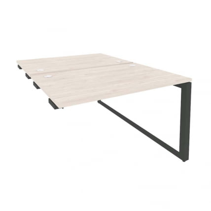 Стол-приставка двойной на О-образном м/к к опорым элем. ONIX O.MO-D.SPR-2.8 Денвер Светлый/Антрацит_0