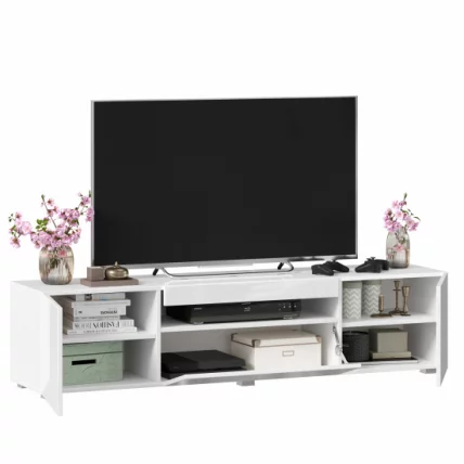 Тумба под ТВ 1600 Бруклин ЛД 685.050.000 Белый глянец_3