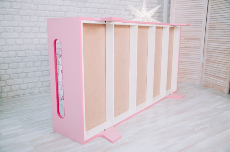 Кровать детская Бэби Розовый_8