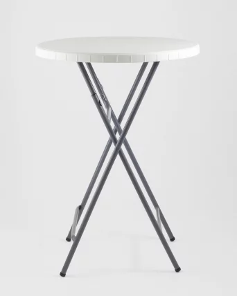 Стол круглый Кейт коктейльный Белый_2