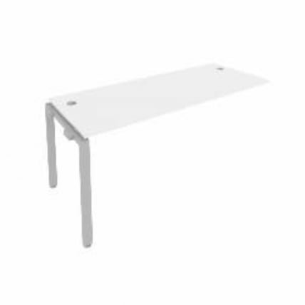 Проходной наборный элемент рабочей станции Metal System Б.ПРС-СП-1.5 Белый/Серый_0