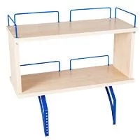 Полка задняя двухъярусная Polka_zz 1/750 (Polka_zz 7/750) Яблоня Синий_0