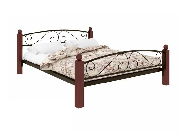 Кровать Вероника Lux Plus 1800х1900 Коричневая_0