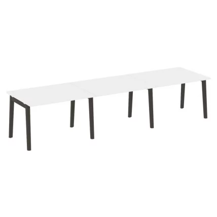 Стол переговорный (3 столешницы) ONIX WOOD OW.PRG-3.2 Белый Бриллиант/Темный_0