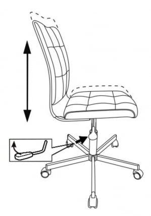 Кресло для оператора Бюрократ CH-330M Коралловый экомех_5