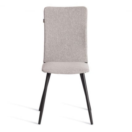 Стул обеденный La Rousse (2 шт. в упаковке) NEW, ткань рогожка, серый/черный, 3M 16/2, 45х55х93 см_8