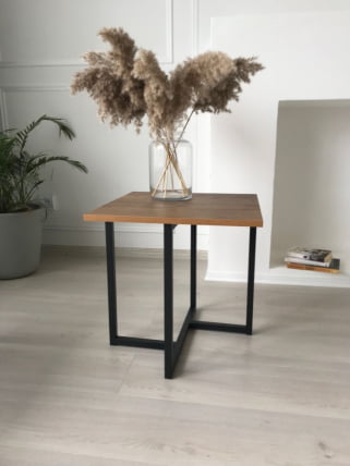 Стол журнальный Тип 2  450*450*450мм Дуб Вотан_0