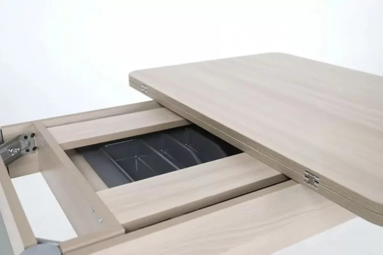 Стол-трансформер раскладной Прайм-3Р Ясень Шимо светлый_10