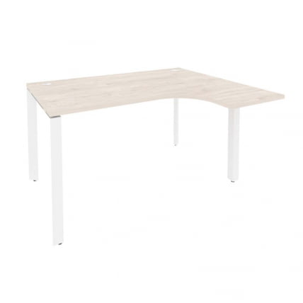 Стол эргономичный правый на П-образном м/к ONIX O.MP-SA-3R Денвер Светлый/Белый_0