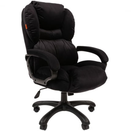 Кресло руководителя CHAIRMAN 434 HOME велюр Черный_0