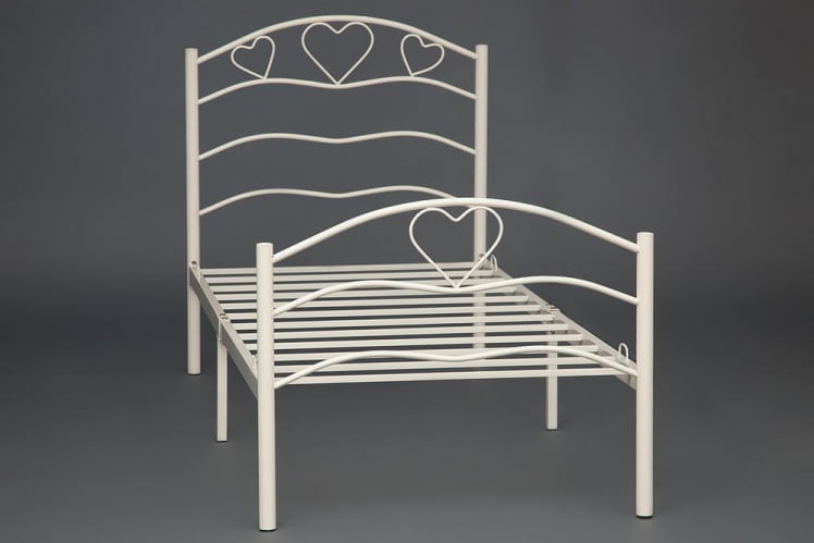 Кровать ROXIE 90*200 см (Single bed), белый (White)_1