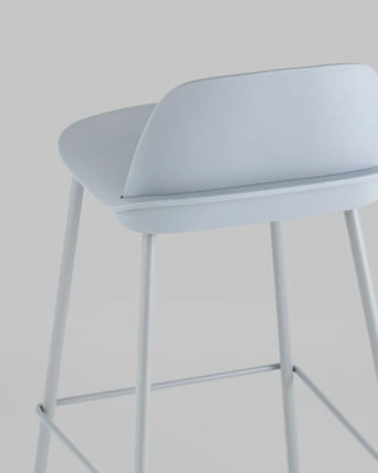 Стул полубарный Mist Серо-голубой_4