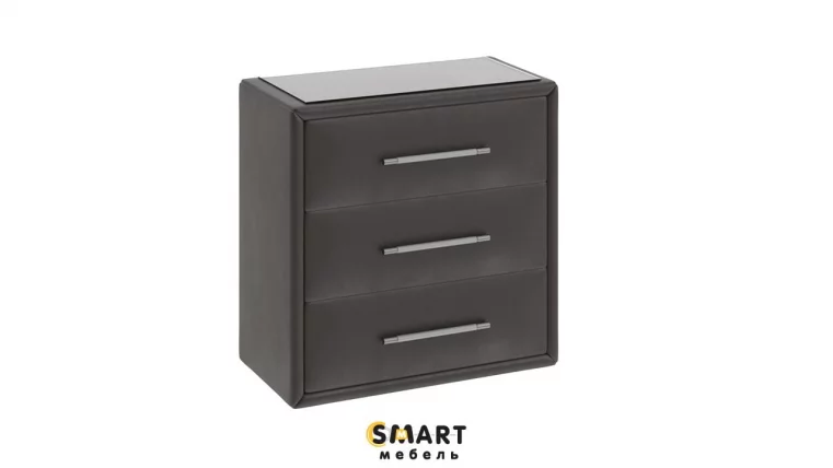 Комод со стеклом Элис Темный_1