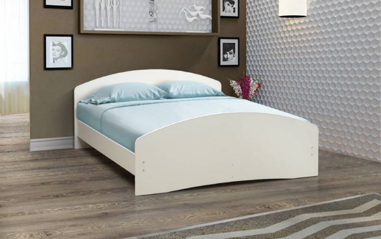 Кровать на уголках №2 1400*2000 Ясень Анкор темный_0