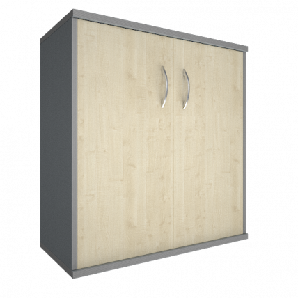 Шкаф низкий широкий Riva А.СТ-3.1 Клен/Металлик_0