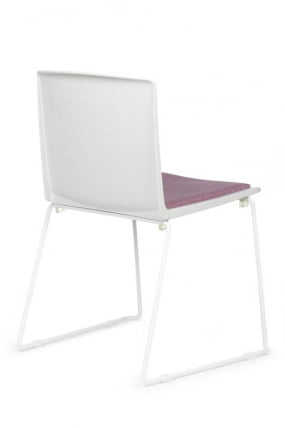 Кресло Simple X-19 Белый/Розовый_2