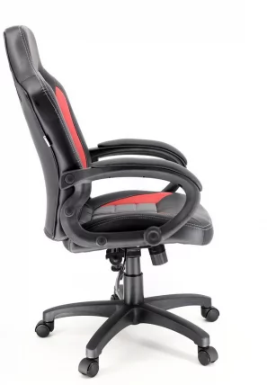 Кресло геймерское Everprof Forsage TM Экокожа Черный Красный Серый_2