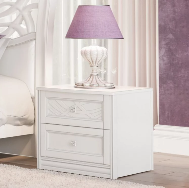 Тумба прикроватная Джулия ЛД 695.030.000 Белая_4